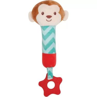 Imagem de Mordedor com Buzina Animal Fun Macaco - Buba Baby