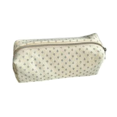 Imagem de Estojo de lápis de flor, lindos estojos florais com zíper