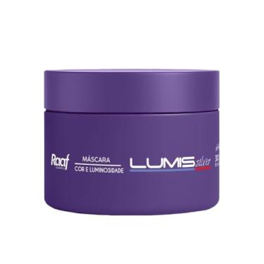 Imagem de Máscara Capilar Matizadora Cabelo Loiro Platinado Lumis Silver Raaf Cosmetics - 300g