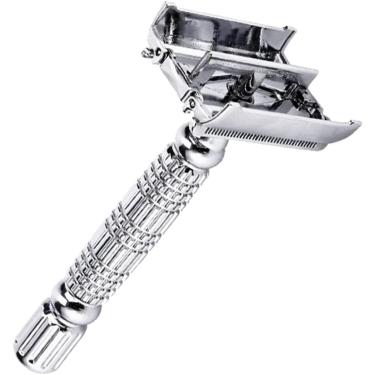 Imagem de Aparelho Metal Barbear Depilar Abertura Tipo Borboleta