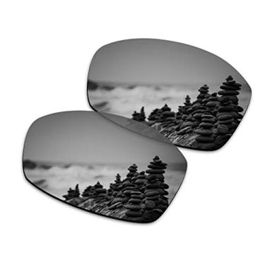 Imagem de SmartVLT Lentes de reposição masculinas de titânio prata para óculos de sol Oakley New Whisker OO4141