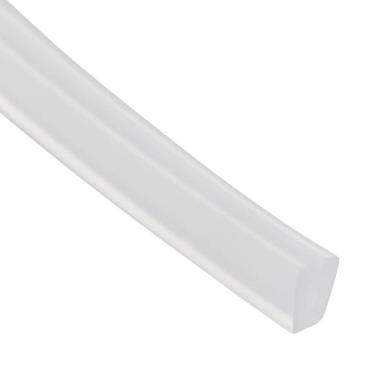 Imagem de Fita de vedação de borda de borracha de canal U de 2 metros Fita de vedação de vidro para porta de chuveiro (7 x 4 mm)