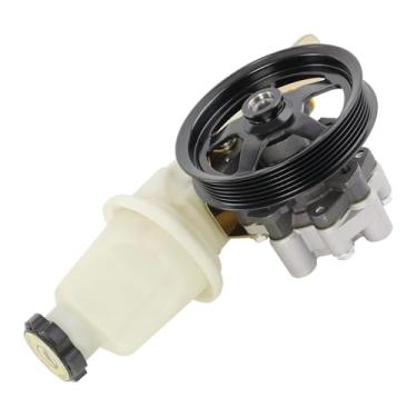 Imagem de Conjunto de bomba de direção hidráulica com polia e reservatório | Substituição direta para Dodge Dakota 3.7L/4.7L 2000-2004, Dodge Durango 4.7L 2000-2003 | Substitui 52106253AD, N7200193