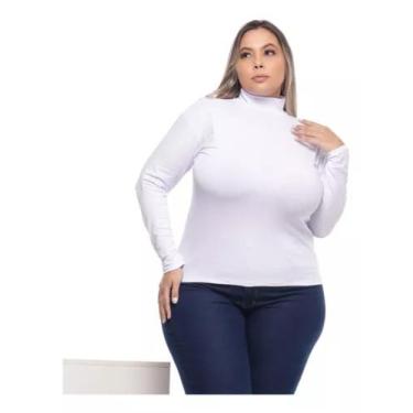 Imagem de Elastano segunda pele plus size - KGENTE, Branco, G2