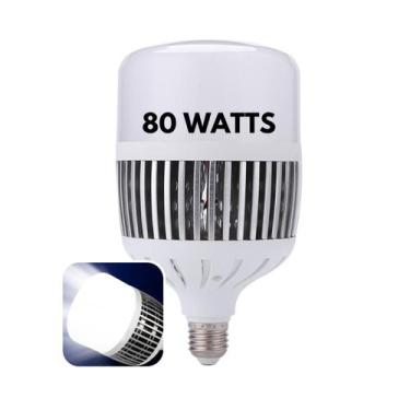 Imagem de Lâmpada 80W Led Alta Potência Branca Bivolt Bulbo Galpão - E-Brilhante