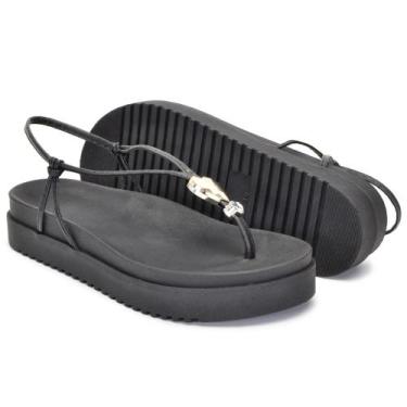 Imagem de Papete Confort Feminina  Coração- Preta - JFSTORE, 40