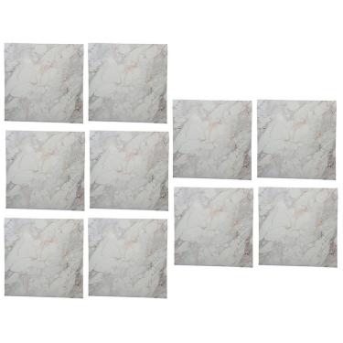 Imagem de Placa Adesiva 3D Marmore Kit 10 uni Autocolante Papel de Parede Obra Reforma Casa Banheiro Cozinha Varanda Decoraçao