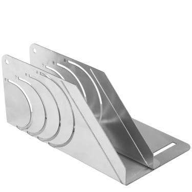 Imagem de LUMINFLY Gabarito de corte de isolamento de tubo preciso, layout de slot multicurvo, estrutura de aço inoxidável 45, montagem de furo fixo, melhora o desempenho de corte