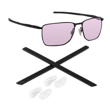 Imagem de Biyxpiv Kits de borracha de substituição para protetores de nariz para óculos Oakley Ejector OO4142, fácil instalação, Kit de borracha