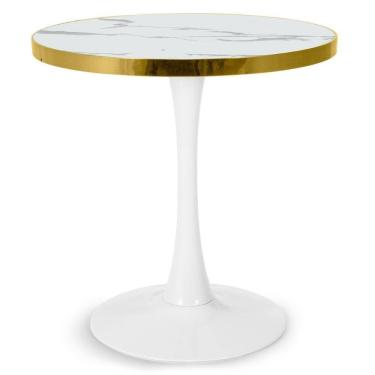 Imagem de Mesa De Jantar Redonda Majestic 70cm - Branco