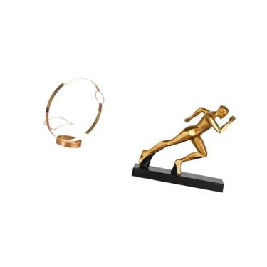 Imagem de Fenteer Suporte para Garrafas de Vinho de Ferro, Estatueta Moderna, Escultura de Arte Abstrata, Vinho Tinto, Bebida Adulta, Suporte para Exibição, Decoração P