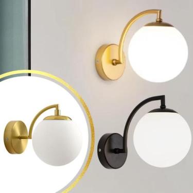 Imagem de Luminária Arandela Globo 15Cm Parede E27 Jabuticaba - GIMPO