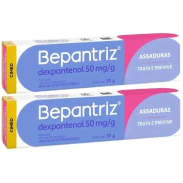 Imagem de Kit 2 Bepantriz Dexpantenol Pomada Dermatológica 30G - Cimed