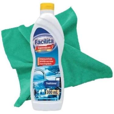 Imagem de Saponáceo Cremoso Limpeza Aço Inox 300Ml Tradicional C/10 - Audax