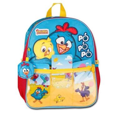 Imagem de Mochila Escolar Infantil De Costas Galinha Pintadinha - Clio