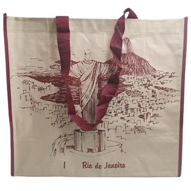 Imagem de Bolsa Ecobag Ecologica Sacola de Ombro Reutilizavel Dobravel Compras Mercado Retornavel