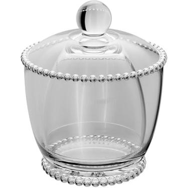 Imagem de Manteigueira Francesa de Vidro Pearl com Tampa Design Clássico 10,5cm