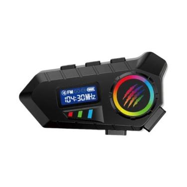 Imagem de Fone De Ouvido Bluetooth 5.4 À Prova d'Água Para Capacete De Motocicle