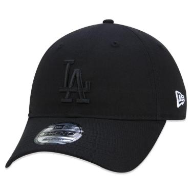 Imagem de BONE 9TWENTY MLB LOS ANGELES DODGERS ABA CURVA PRETO STRAPBACK PRETO NEW ERA-Masculino