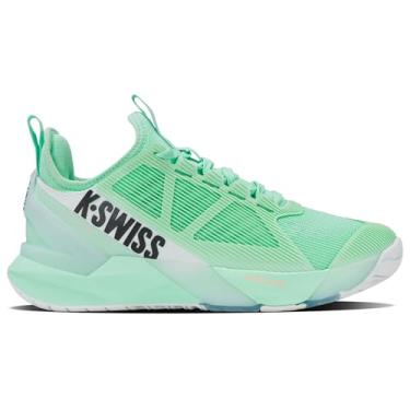 Imagem de K-Swiss Tênis feminino K-Frame Speed (menta neon macia/branco/rosa pastel neon)., Menta neon macia/branco/rosa pastel neon, 41