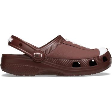 Imagem de Sandália Crocs Infantil Classic Bola Futebol Americano T Dark Clay-Masculino