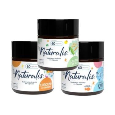 Imagem de Combo Saúde Mental Plus Naturalis com Cúrcuma Coenzima e Lecitina