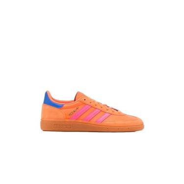 Imagem de adidas Tênis feminino de handebol Spezial, Laranja solar/rosa lúcido/chiclete, 38