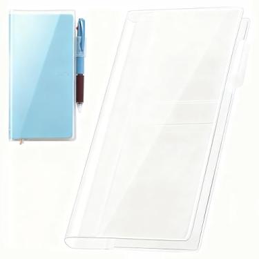 Imagem de Capa protetora transparente para planejador de semanas Hobonichi – Manga de plástico de 20 x 19 cm, compatível com April Start e Mega Planners (pacote com 1)