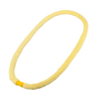 Imagem de KiBcsLic Aro de ginástica com peso, mola macia, 3,6 kg, quente, silencioso e confortável, equipamento de treino portátil para casa e academia, para homens, Amarelo