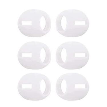 Imagem de Capas de silicone macias antiderrapantes compatíveis com Airpods Pro (branca)