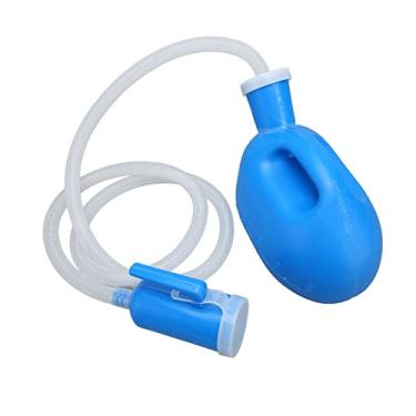 Imagem de Garrafa de urina masculina, garrafa de urina para idosos, reutilizável à prova de derramamento de 2000 ml, tubo longo espesso, mictório portátil com tampa para paciente idoso