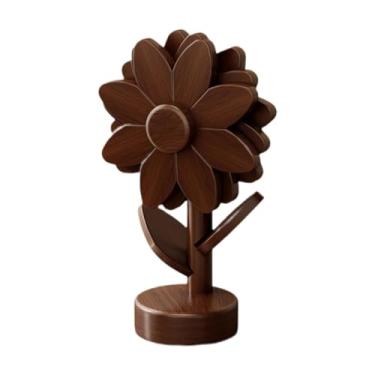 Imagem de KiBcsLic Jogo Americano de Madeira com Isolamento Térmico (3 unidades) - Ideal para Utensílios de Mesa, Decoração de Cozinha e Presente de Boas-Vindas, D