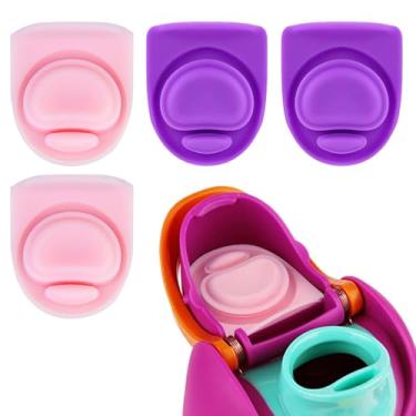 Imagem de ZONBBEE 4 peças de rolha de substituição de vedação de borracha para Owala FreeSip 680.4 g 947.2 g, tampa de tampa de vedação de silicone superior acessórios de peças de reposição compatíveis com