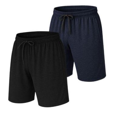 Imagem de Kit 2 Short Bermuda Leve Dry  Academia Treino-Masculino