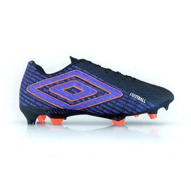 Imagem de Chuteira Campo Umbro Football Unissex - Preto/Roxo-Unissex