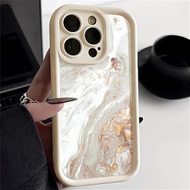 Imagem de Capa de mármore para iPhone 16 Pro Max 13 15 11 17 12 14 Pro Max XR 7 8 Plus SE, capa de celular de silicone TPU macio, branca DG63, para iPhone 13