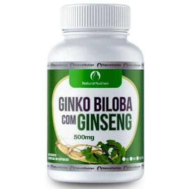 Imagem de Ginkgo Biloba Ginseng 100 Cápsulas 500mg - Natural Nutrien