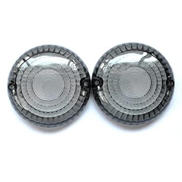 Imagem de Capa de luz de lente de seta indicadora frontal Arashi para Yamaha All Cruisers (exceto guerreiros), acessórios de substituição de motocicleta Lente fumê