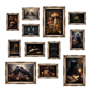 Imagem de Decoração de parede TWNSLLA Dark Academia Gothic Victorian Style