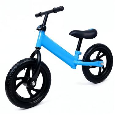 Imagem de Bicicleta de Equilíbrio Infantil URBANIUS Sem Pedal com Guidão 360 e Assento Ajustável 2 a 4 Anos, Desenvolve Equilíbrio e Coordenação, Certificada INMETRO (Azul)