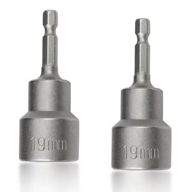 Imagem de Tuxihapp Adaptador de broca de soquete de tesoura de nivelamento para trailer, ferramenta de tomada estabilizadora de trailer de viagem com haste sextavada de 1/4 de conexão rápida, adaptador de broca