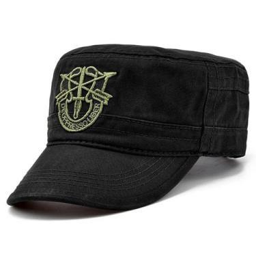 Imagem de Boné Militar Camuflado Unissex - Ajustável, para Primavera/Outono, Pre