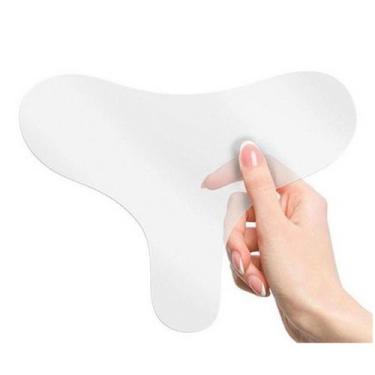 Imagem de kit 2 Anti Rugas Adesivo Silicone Para Colo do Peito Reutilizavel Auto