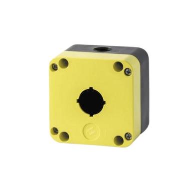 Imagem de TLP1K  Caixa Botoeira Desmontada C/1 Furo Amarela - Giovenzana