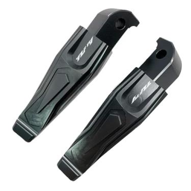 Imagem de Anti-derrapante Pedais de apoio para os pés do passageiro traseiro, para yzf r1 yzfr1 YZF-R1 2000-2019 2018 2017 2016 2015 2014(Gray)