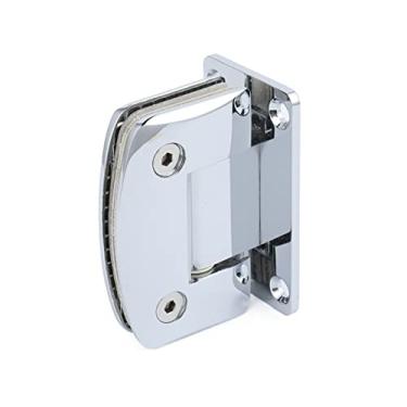 Imagem de Dobradiças de porta de vidro, dobradiças de aço inoxidável, dobradiças de vidro, acessórios de 90 graus, clipes de vidro para porta de vidro/chuveiro/dobradiças de vitrines