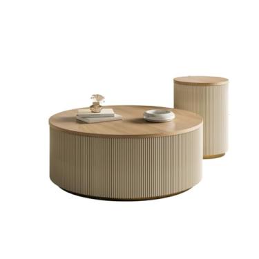 Imagem de Mesa de centro de madeira maciça combinação minimalista moderna minimalista casa sala de estar criativo pequeno apartamento decorativo mesa de centro mesa de quarto