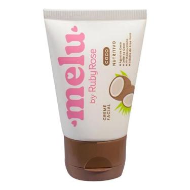 Imagem de Creme facial melu by ruby rose nutritivo de coco rr5603 40g