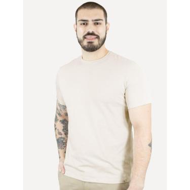 Imagem de Camiseta Calvin Klein Masculina Barra Tag Off-White-Masculino