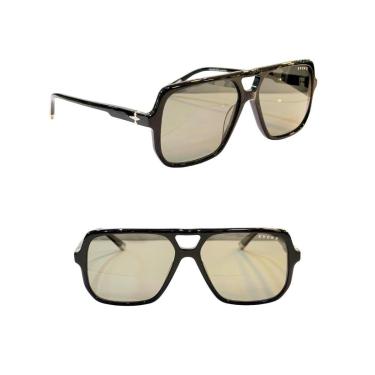 Imagem de Óculos de Sol Evoke Capo X A02P Black Shine Silver G15-Unissex